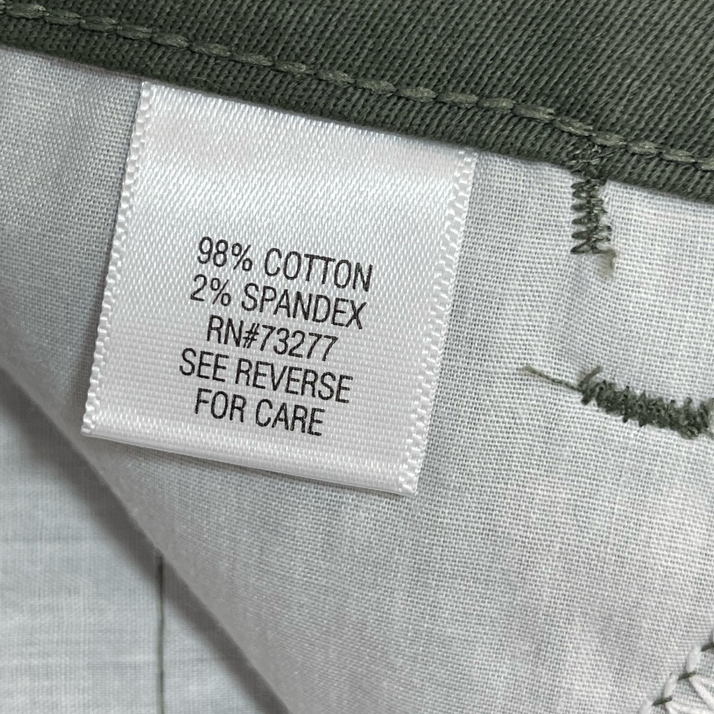 Croft & Barrow Olive Green cotton blend stretch Shorts women’s size 12 - Picture 7 of 12